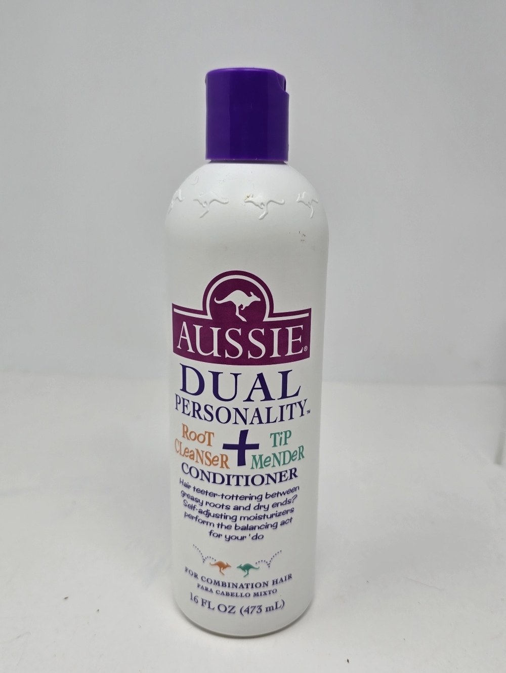 Aussie 16 Oz Conditioner Dual Personality Root Cleanser Tip Mender Discontinued